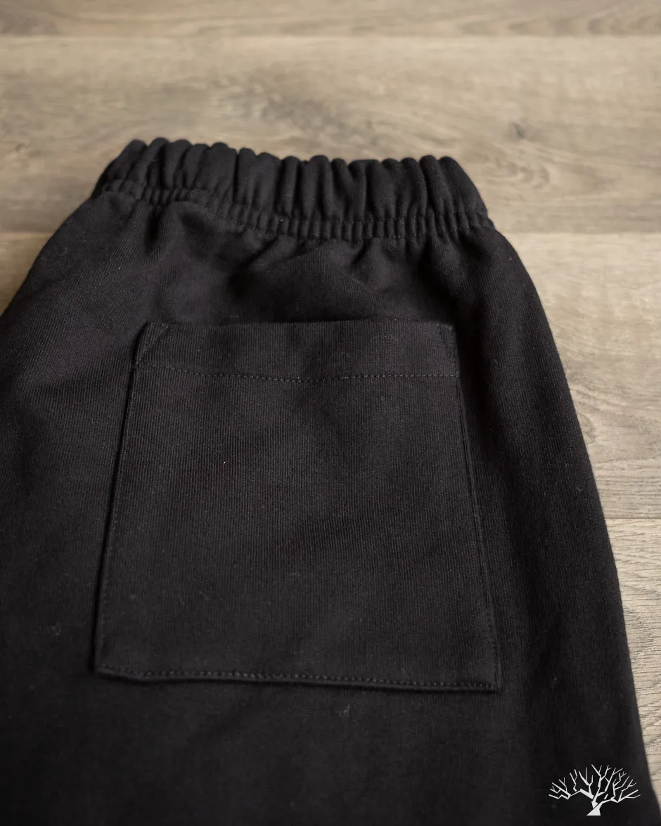 3S50 Loopwheel Heavy Sweatpants - Deep Black