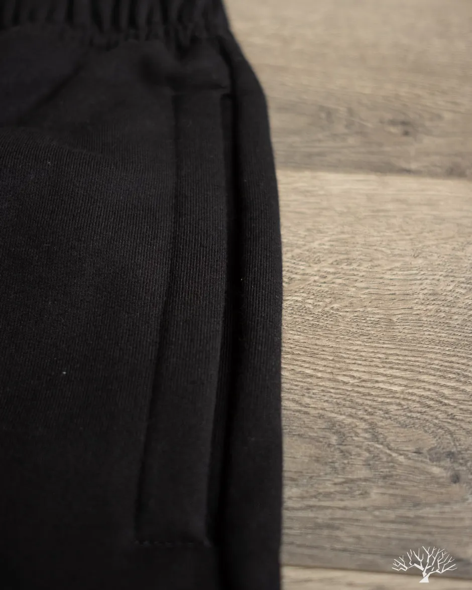 3S50 Loopwheel Heavy Sweatpants - Deep Black