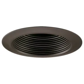 5" Deep Step Baffle Recessed Light Trim