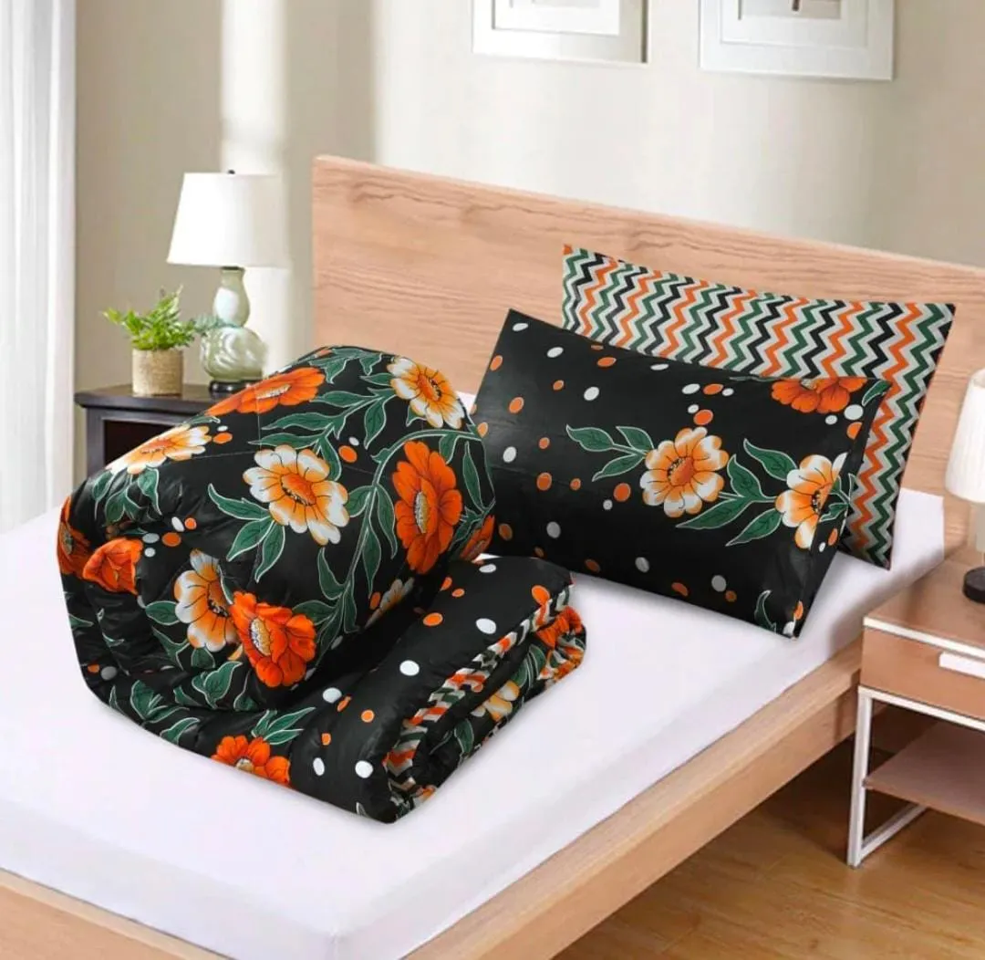 7 Pcs Quilted Comforter Set 320