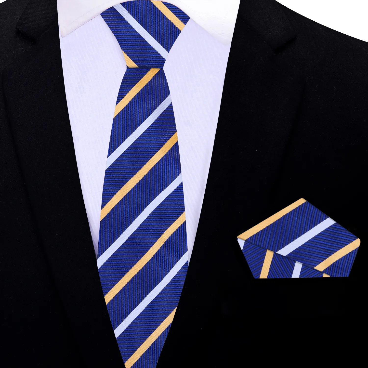 Admiral Stripe Thin Tie