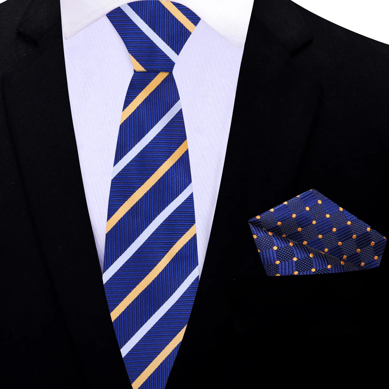 Admiral Stripe Thin Tie