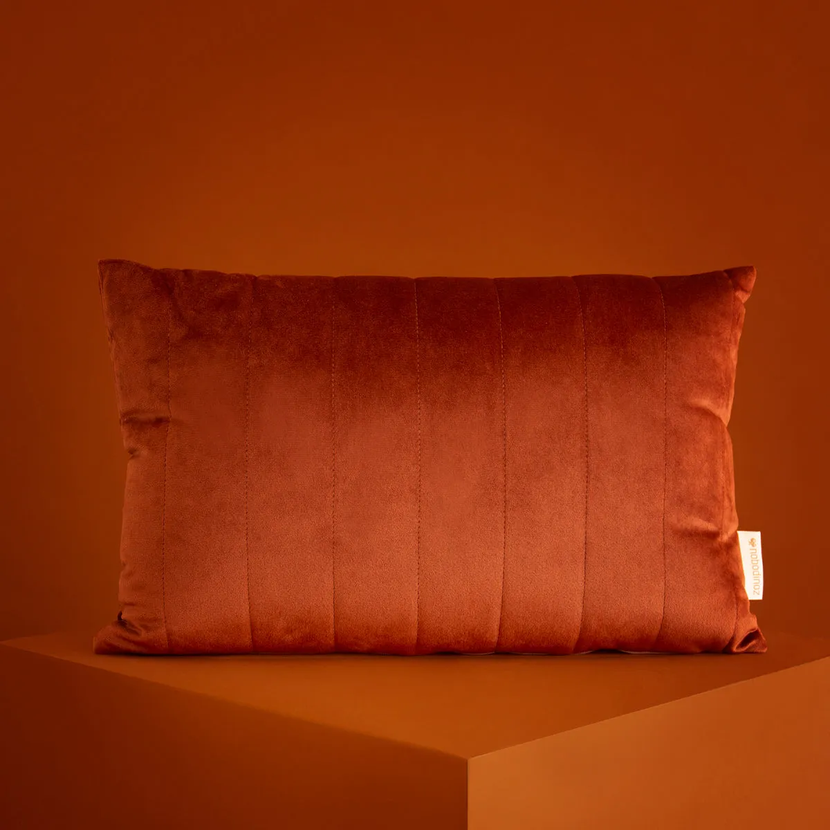 Akamba cushion • Velvet Wild Brown