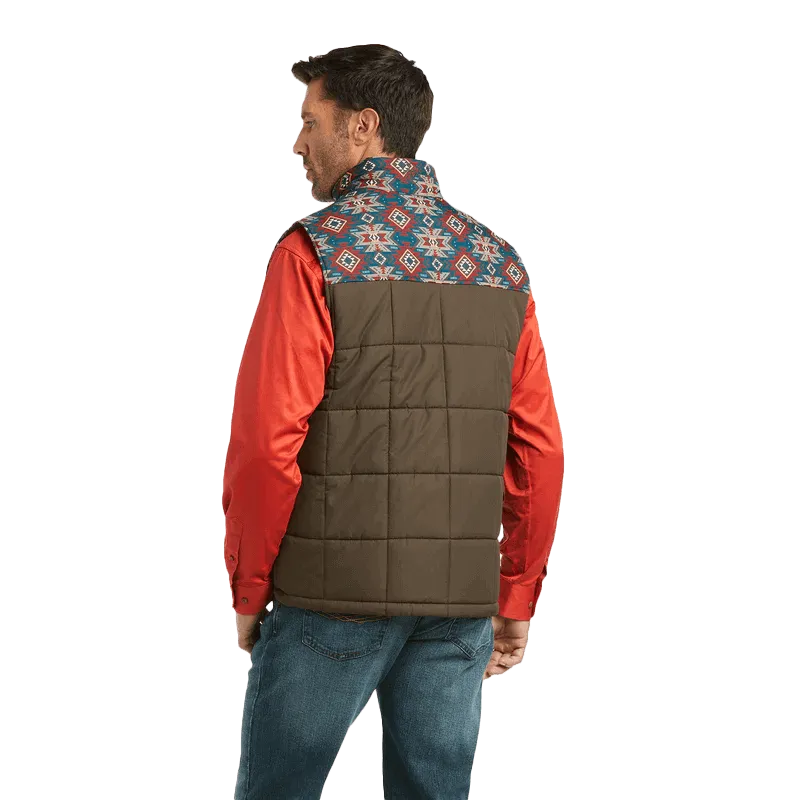 Ariat Men's Cirus Banyan Bark Southwest Concealed Carry Vest