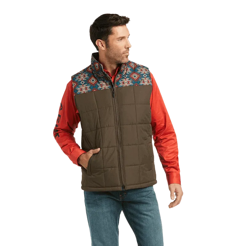 Ariat Men's Cirus Banyan Bark Southwest Concealed Carry Vest