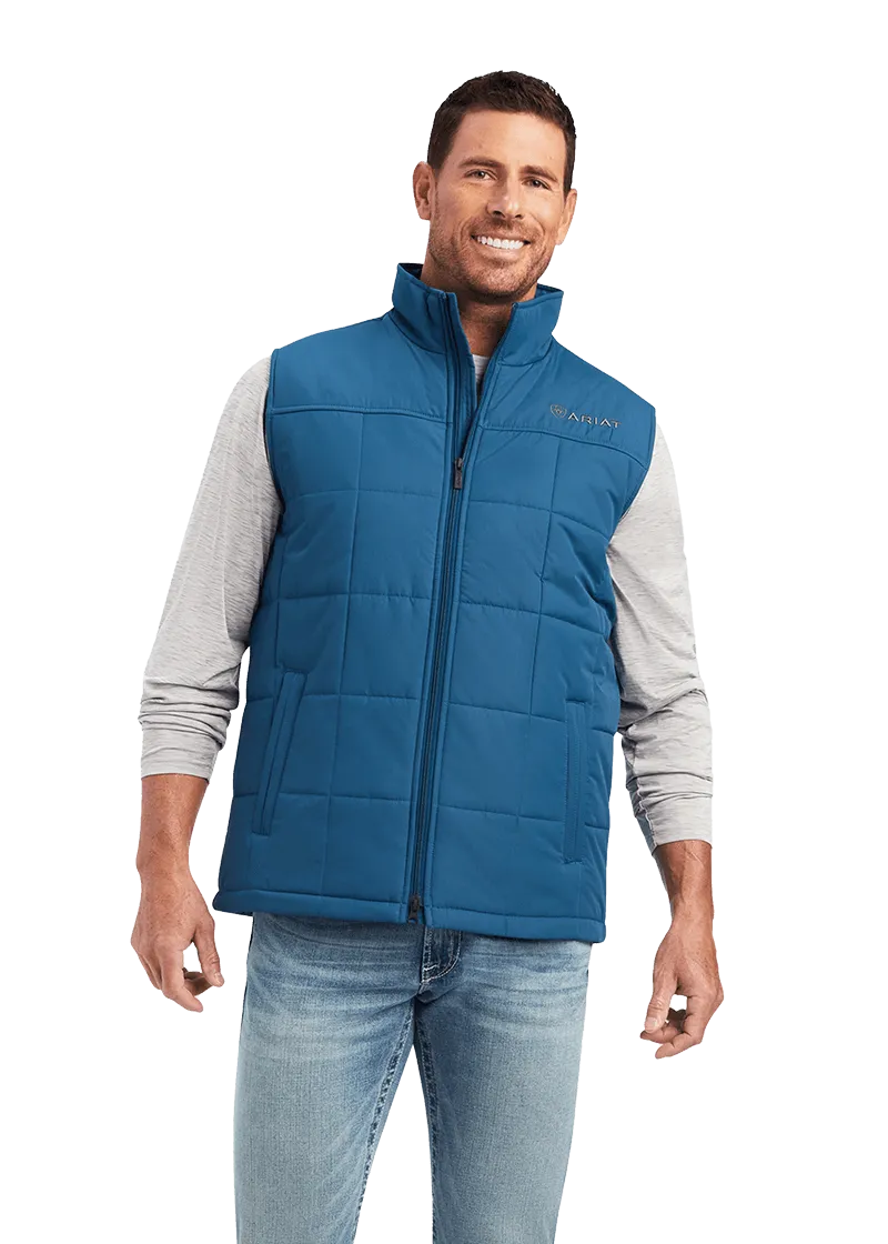 Ariat Men's Crius Concealed Carry Majolica Blue Vest