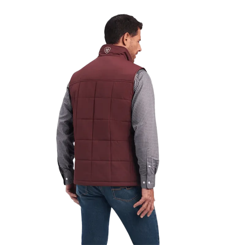 Ariat Men's Red Mahogany Crius Insulated Vest