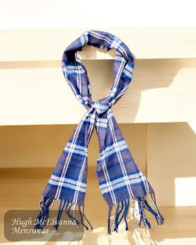 Arthur Grey Check Scarf