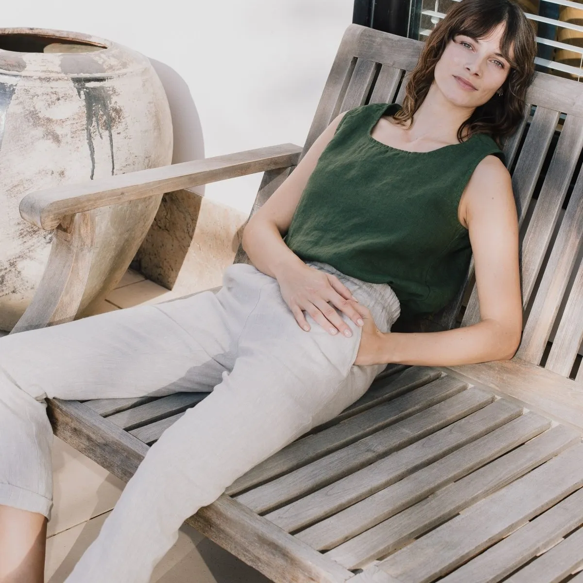 ATHENS-2 linen pants