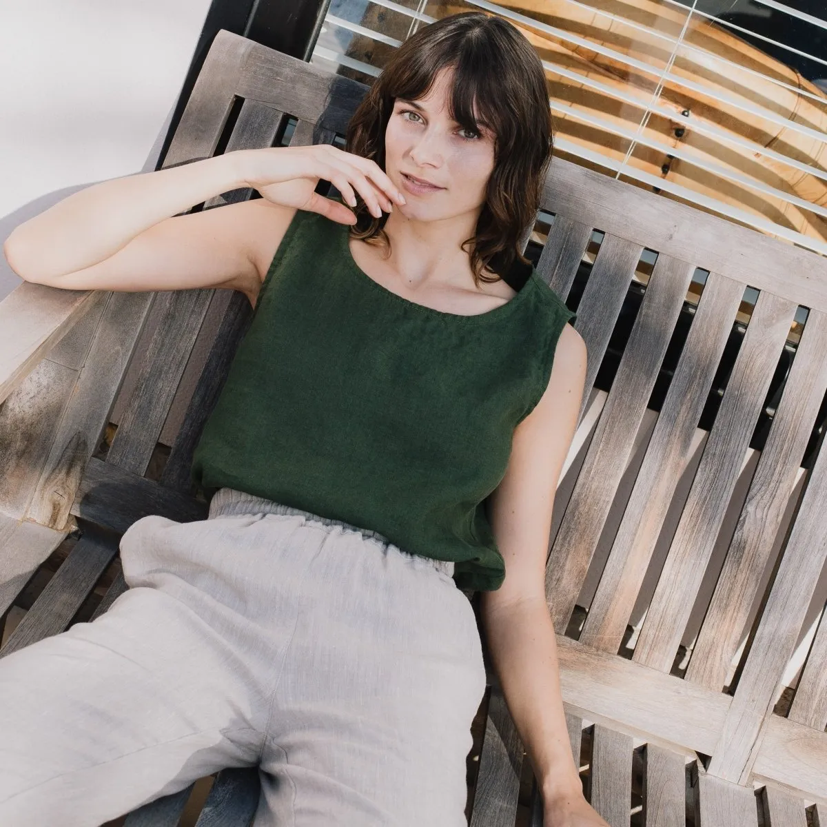 ATHENS-2 linen pants
