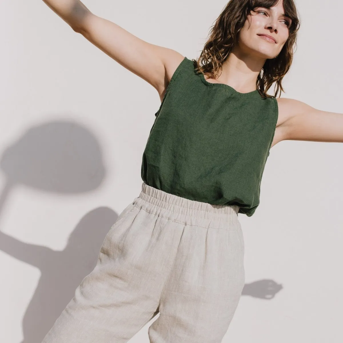 ATHENS-2 linen pants