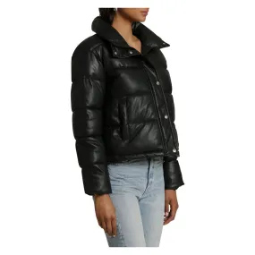 Avec Les Filles Cropped Puffer Coat