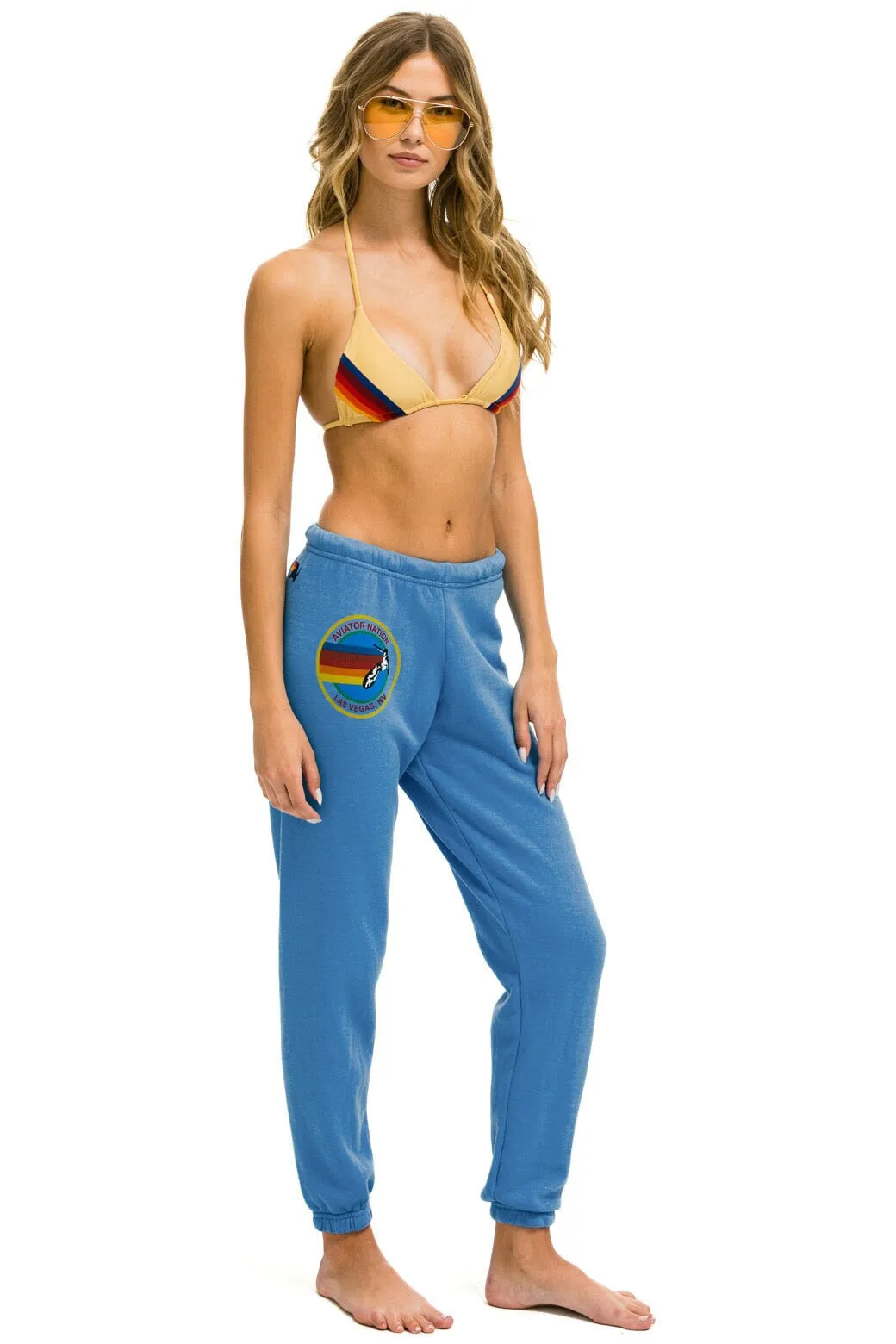 AVIATOR NATION LAS VEGAS WOMENS SWEATPANTS - COBALT