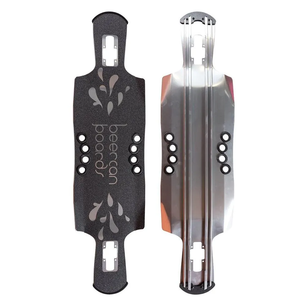 Beercan Chrome 40" Kegger Drop Through Longboard Deck