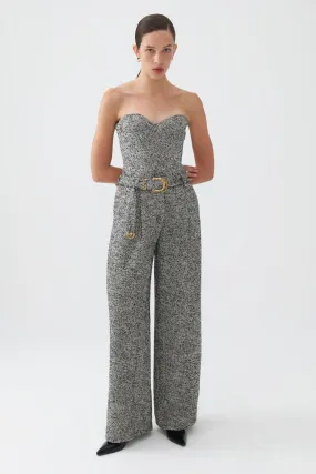 Belted High Waist Pants