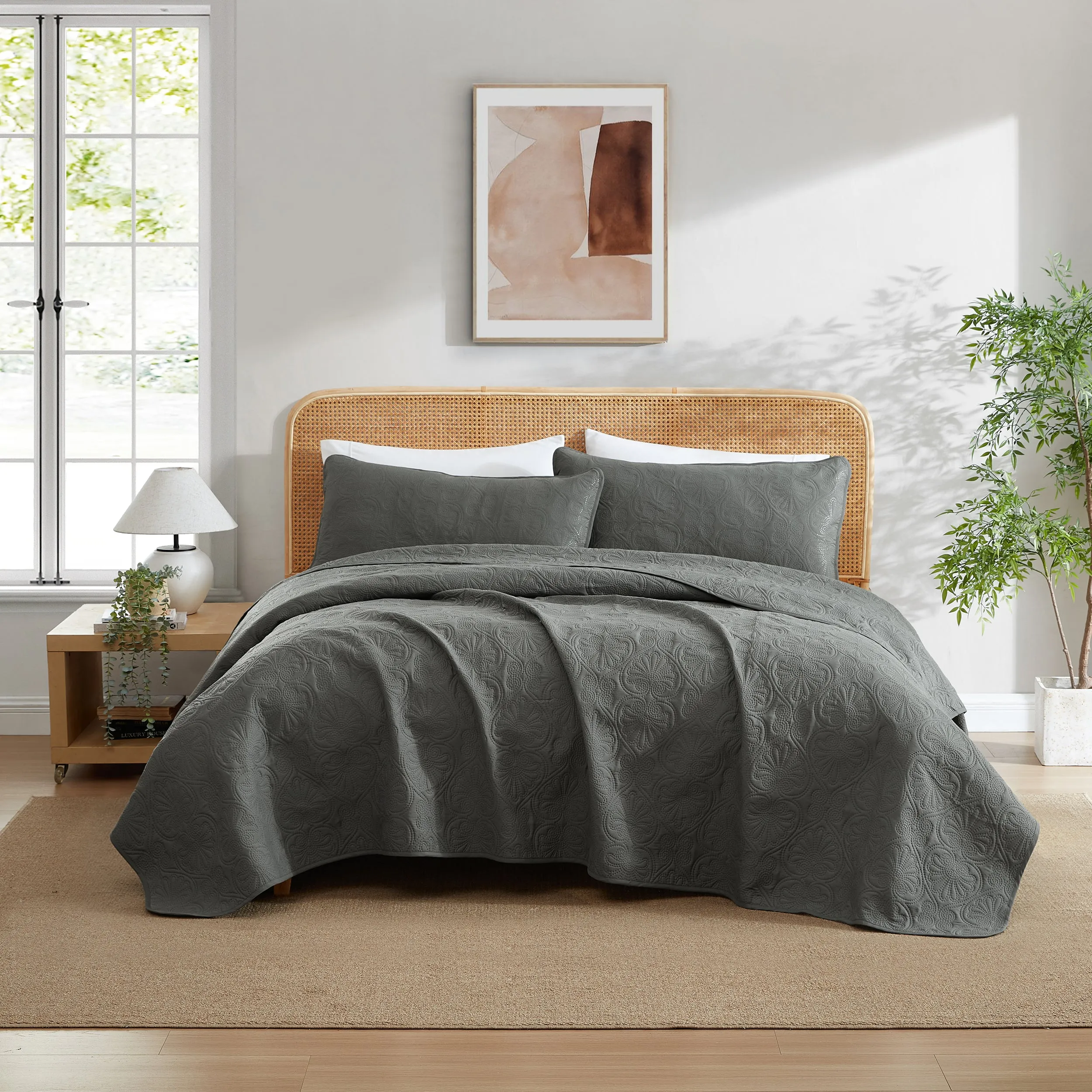 Benji - 3 Piece Size Quilt Set, Lightweight Bedspread Coverlet Set