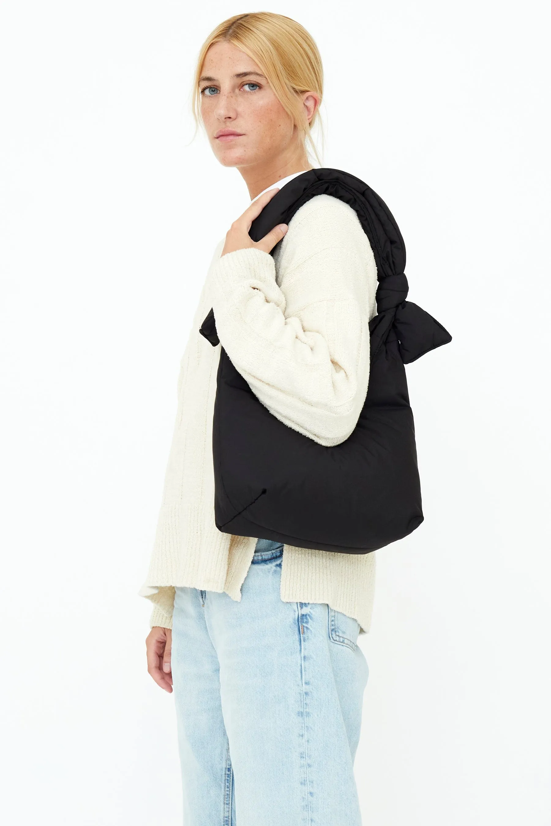 Biwa Puffy Mini Black