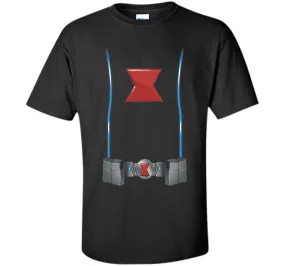 Black Widow Costume Graphic T-Shirt