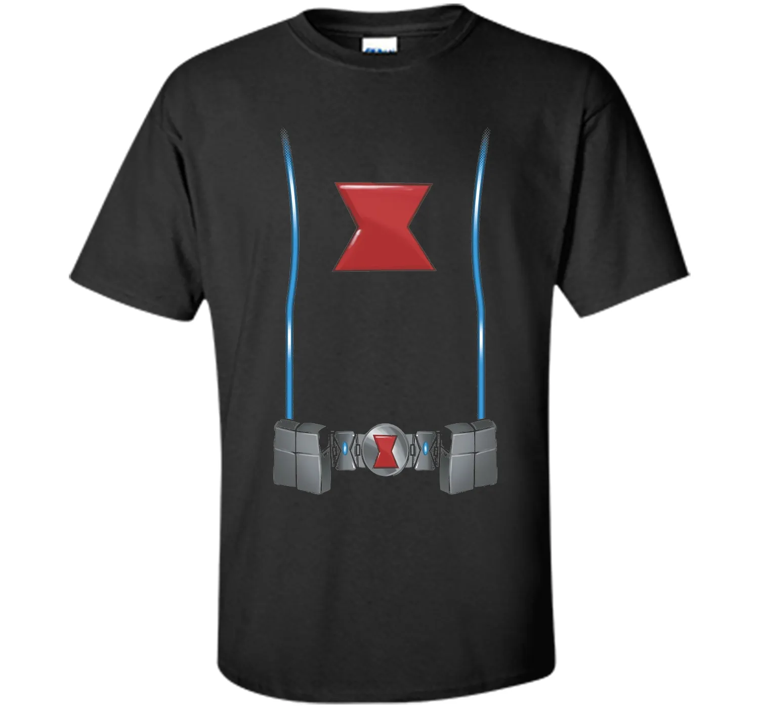 Black Widow Costume Graphic T-Shirt