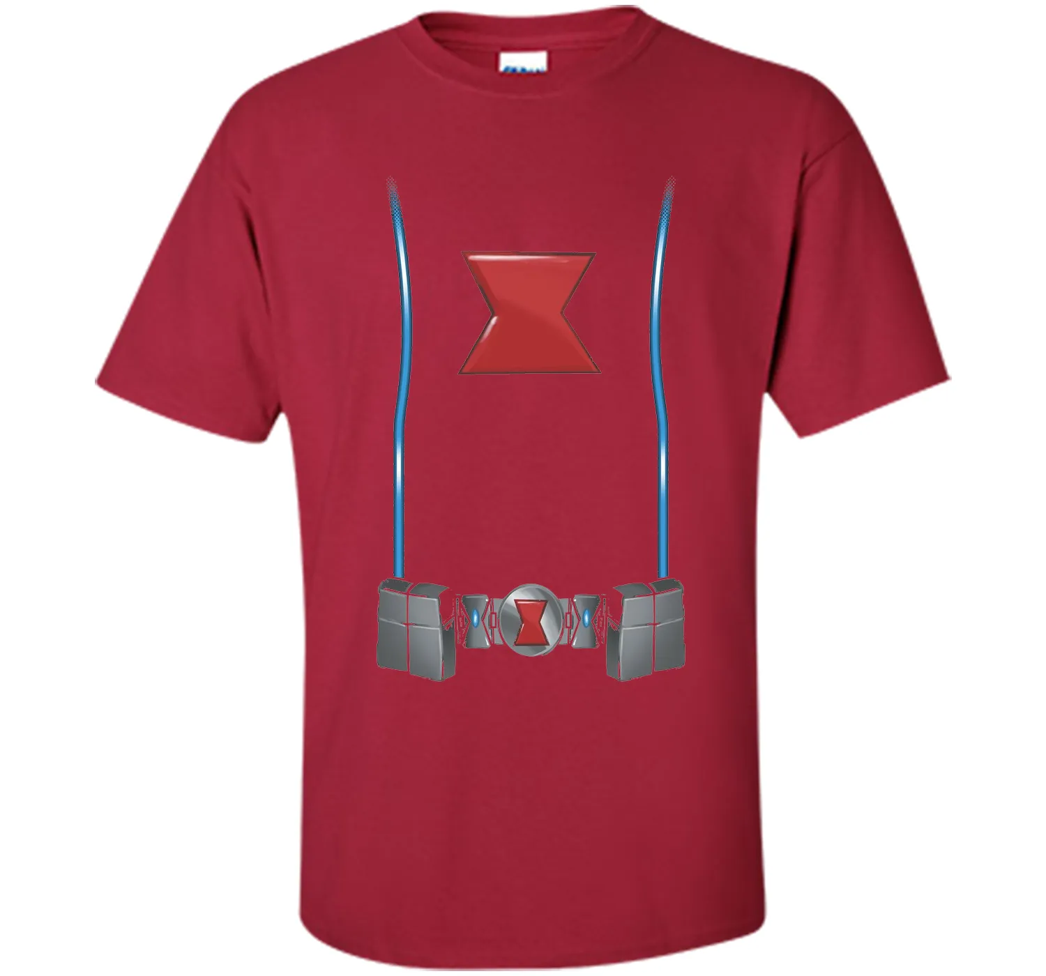 Black Widow Costume Graphic T-Shirt