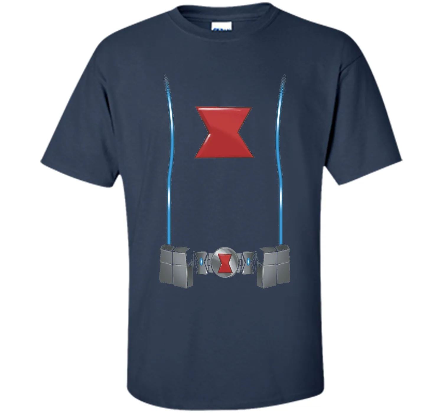 Black Widow Costume Graphic T-Shirt