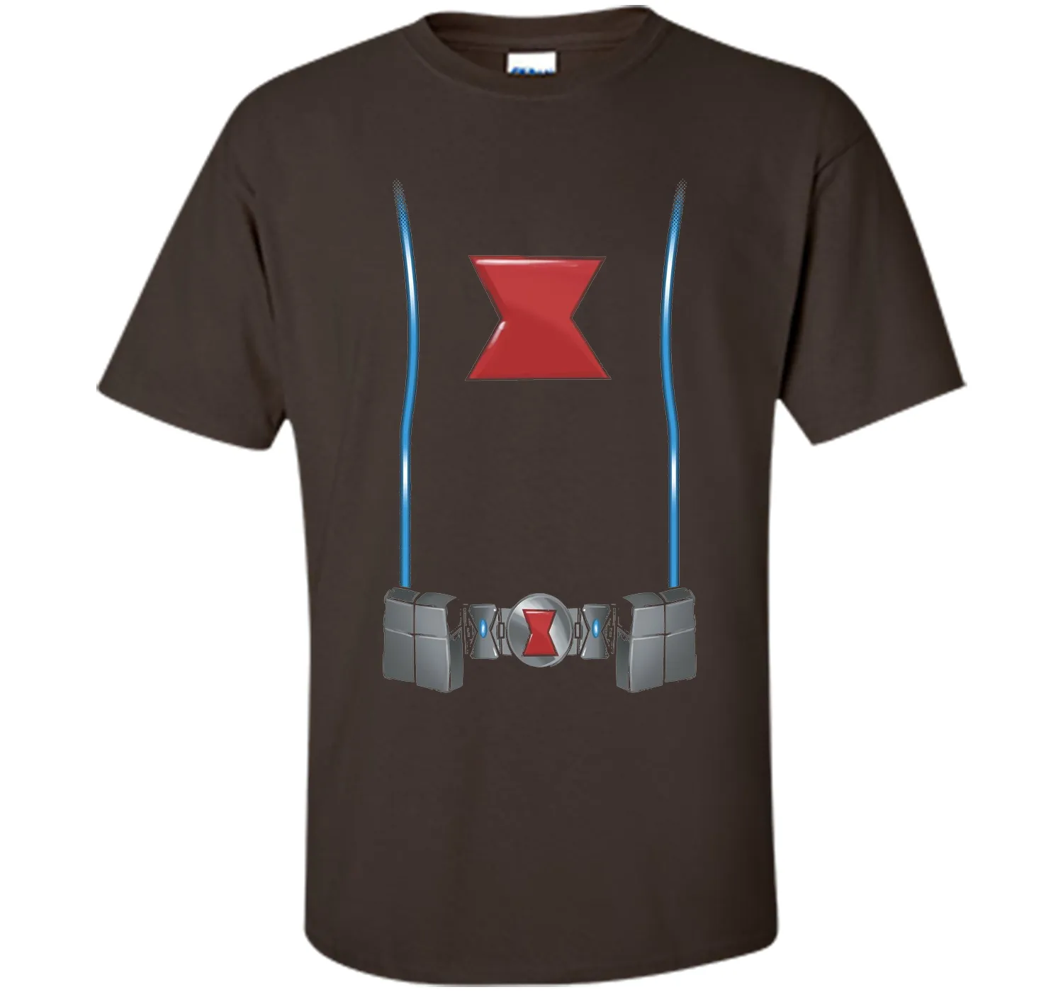 Black Widow Costume Graphic T-Shirt