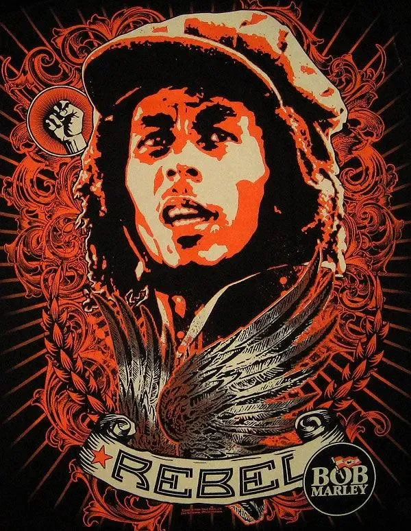Bob Marley Rebel Shirt