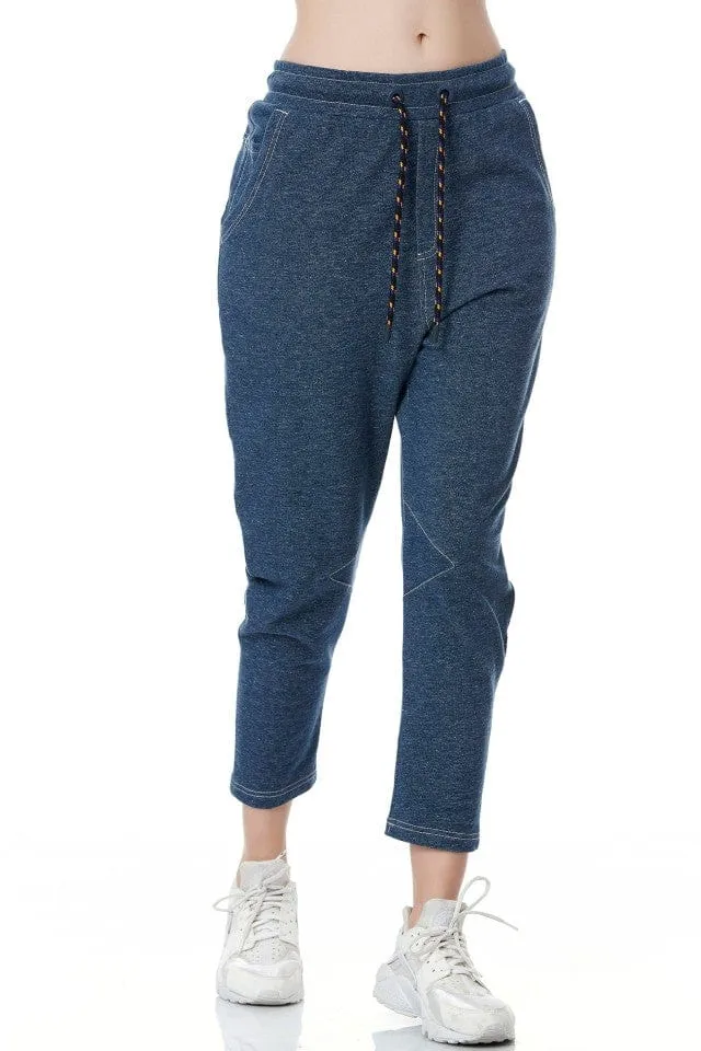 Bodytalk Women&#39;s Lifestyle 1191-904000-00423 Loose 7/8 Denim Blue Pants