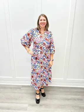 Brooks Dress - Abstract Garden