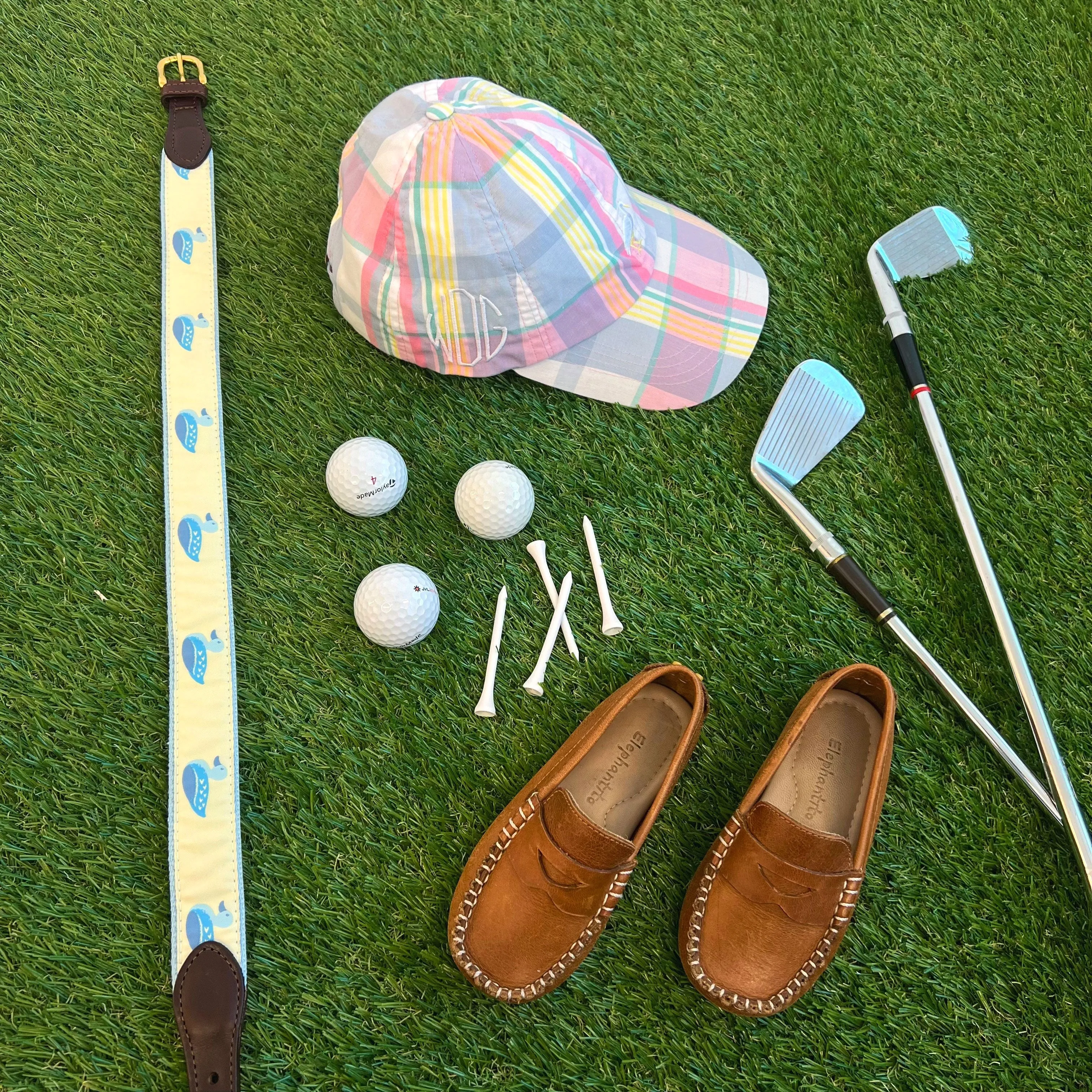 Bullock Belt - Ducks with Buckhead Blue