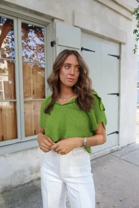Cady Collared Top