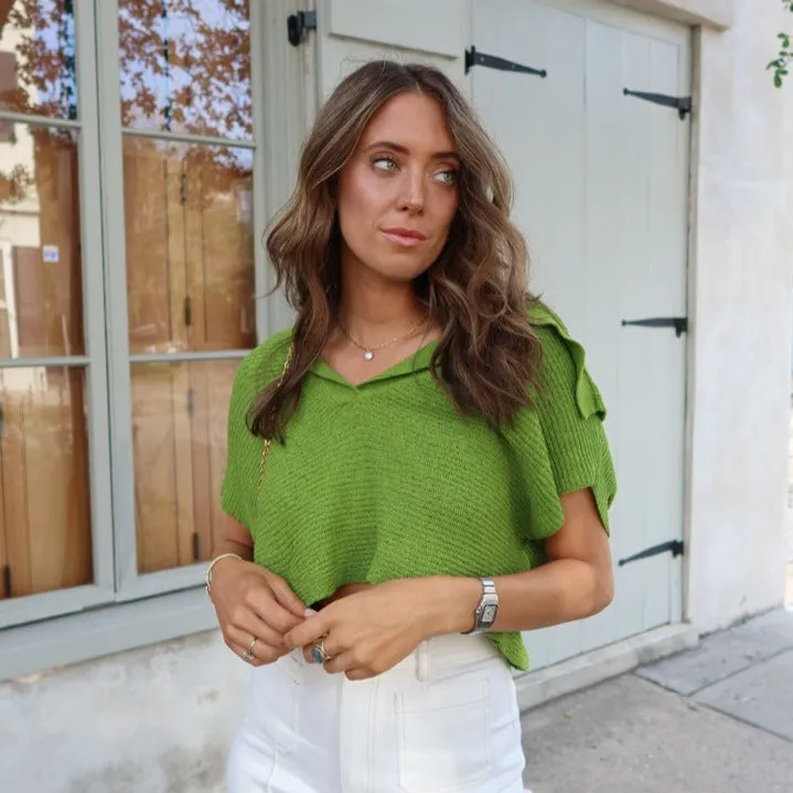 Cady Collared Top