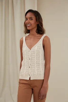 Cathy Knit Top Marzipan