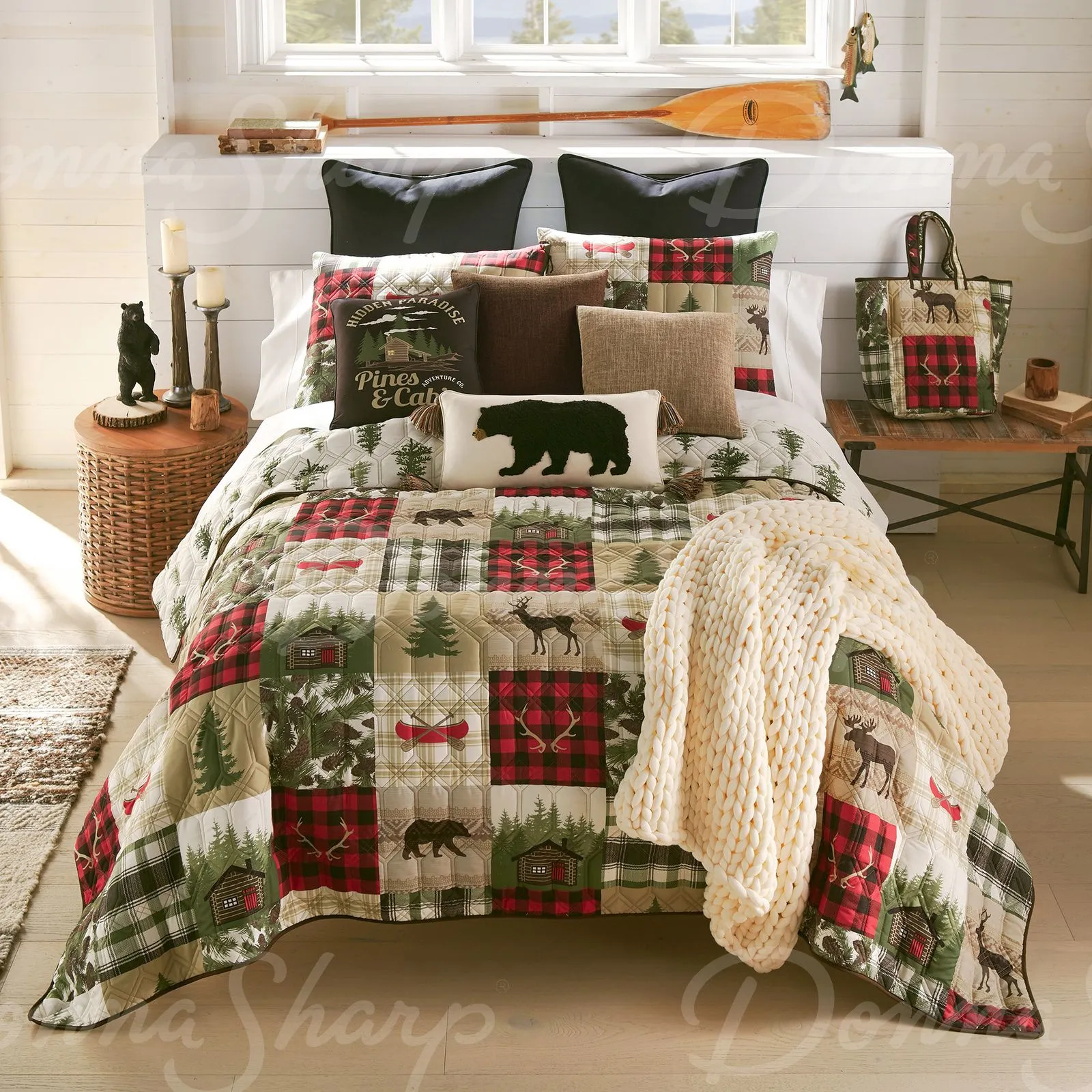 Cedar Lodge Lightweight Quilted Collection