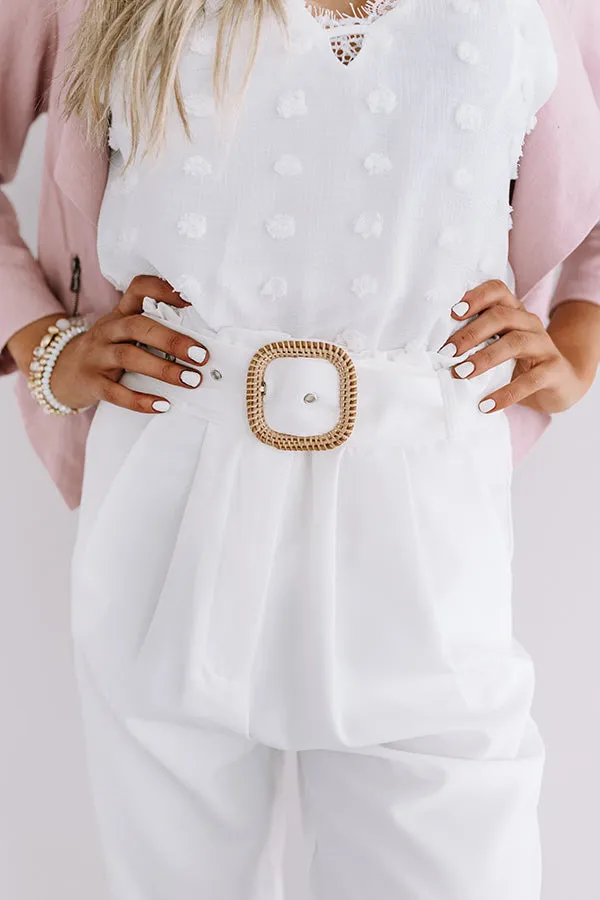 Ceo Material High Waist Trousers
