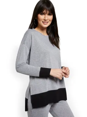 Colorblock Workout Tunic Top