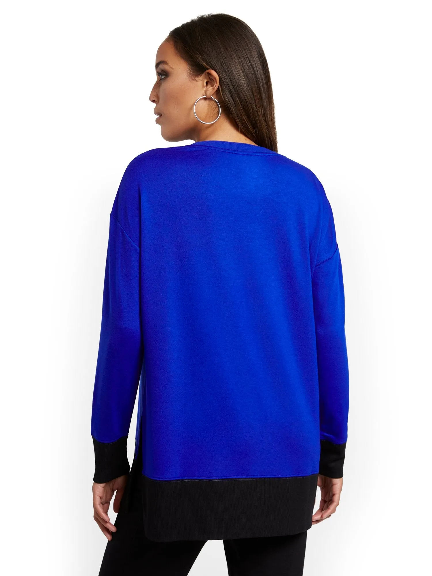 Colorblock Workout Tunic Top