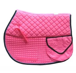Cotton Quilted Trail Riding Pad with Pockets