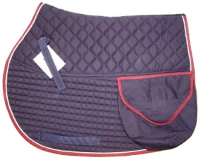 Cotton Quilted Trail Riding Pad with Pockets