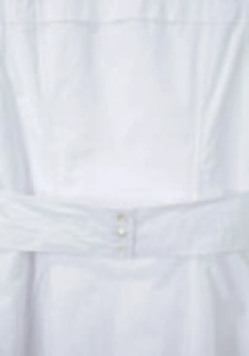 Crisp Poplin Wrap Dress