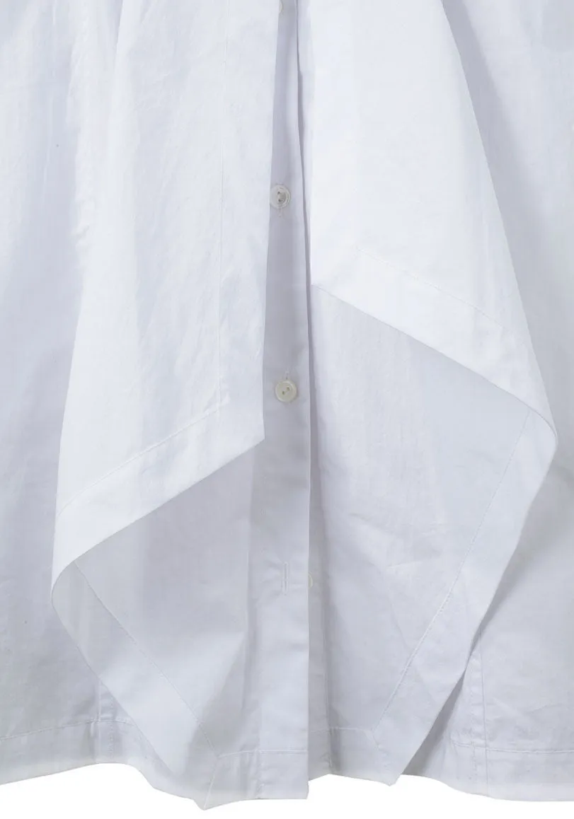 Crisp Poplin Wrap Dress