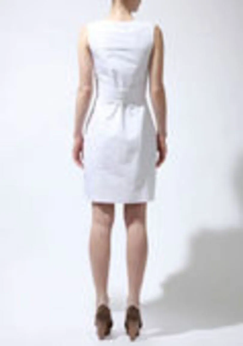 Crisp Poplin Wrap Dress