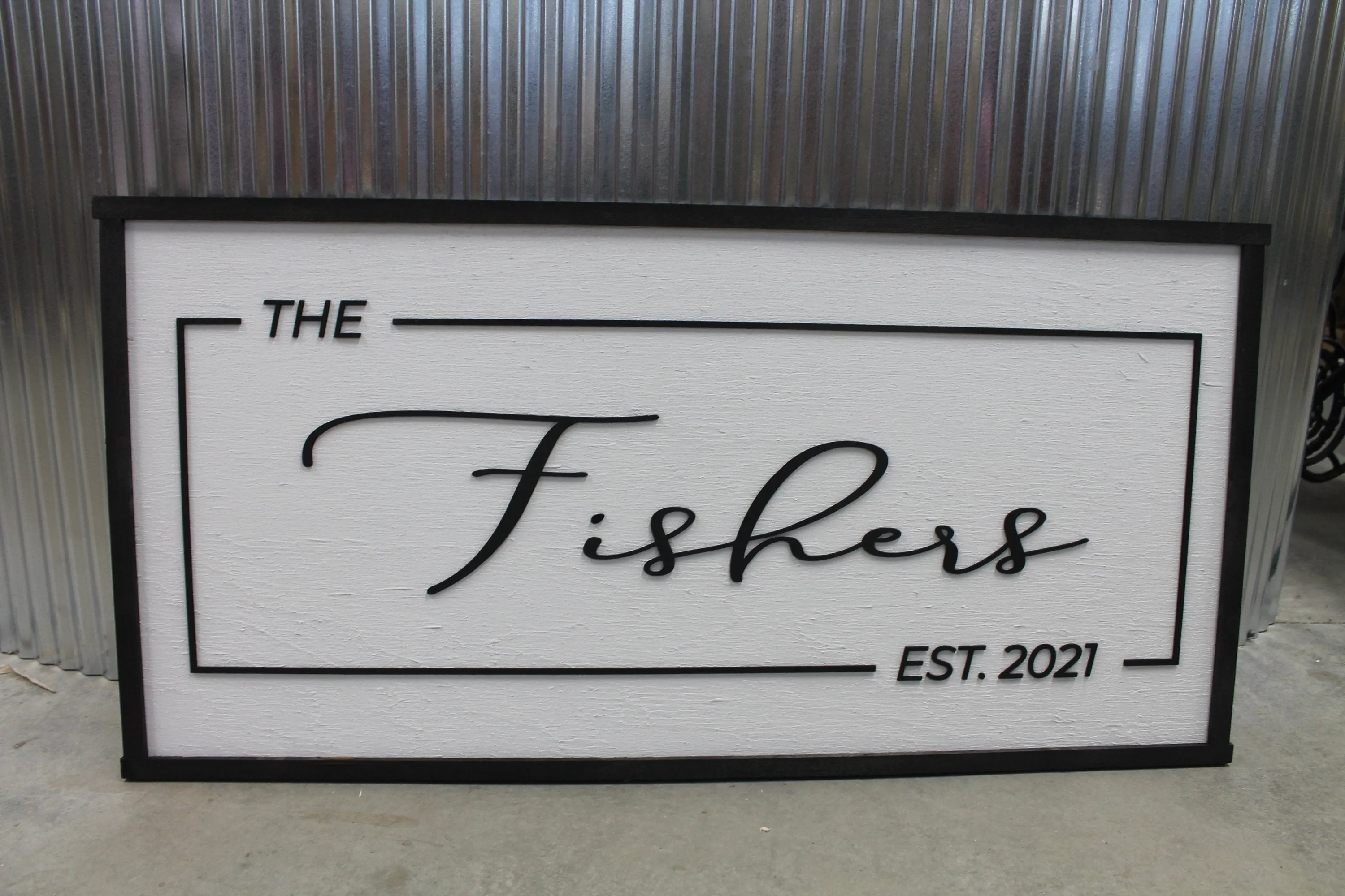 Custom Last Name Established Wood Laser Cut Out 3D Sign Elevated Letters Personalized Wedding Gift New Home Bridal Gift Renew Vows