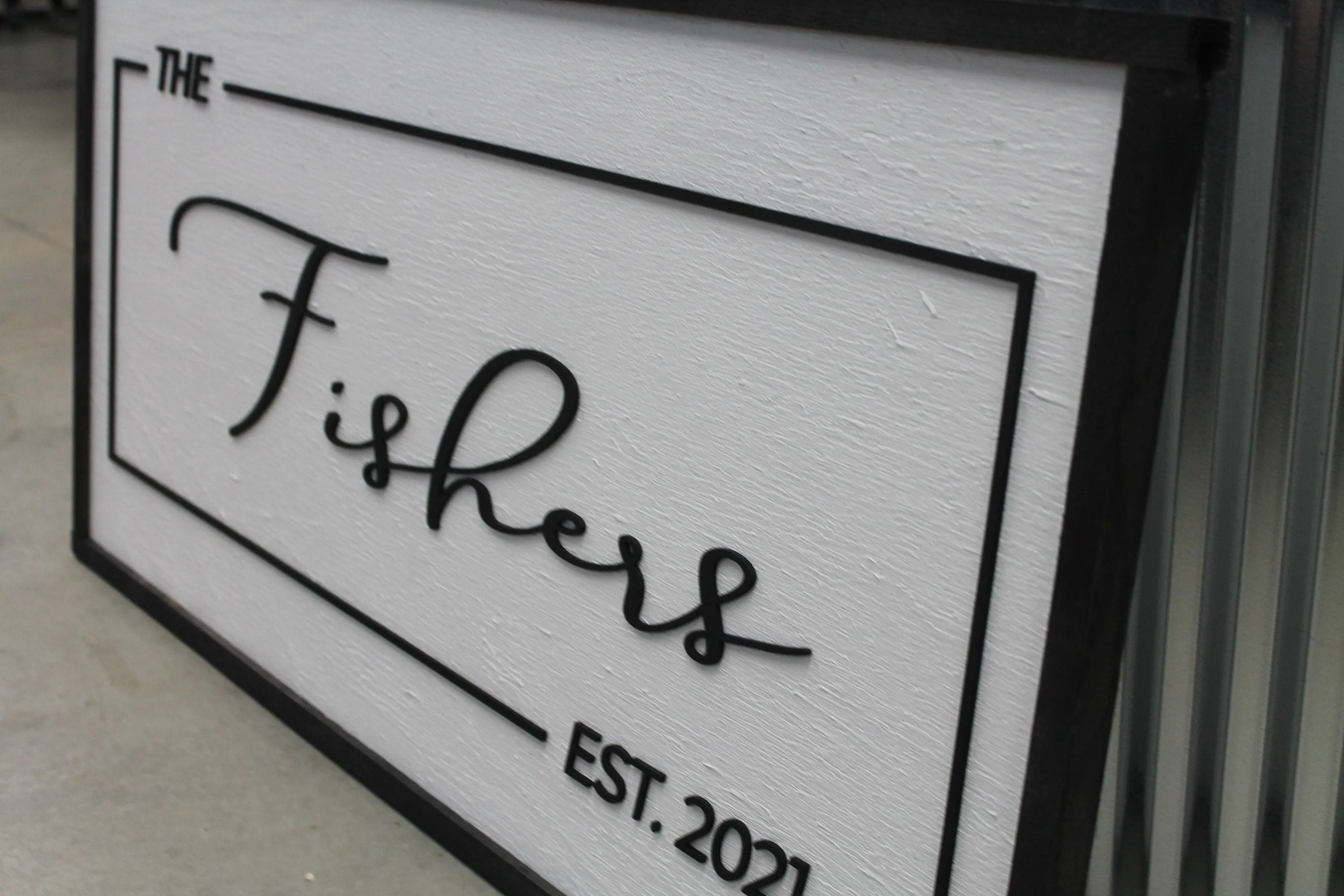 Custom Last Name Established Wood Laser Cut Out 3D Sign Elevated Letters Personalized Wedding Gift New Home Bridal Gift Renew Vows