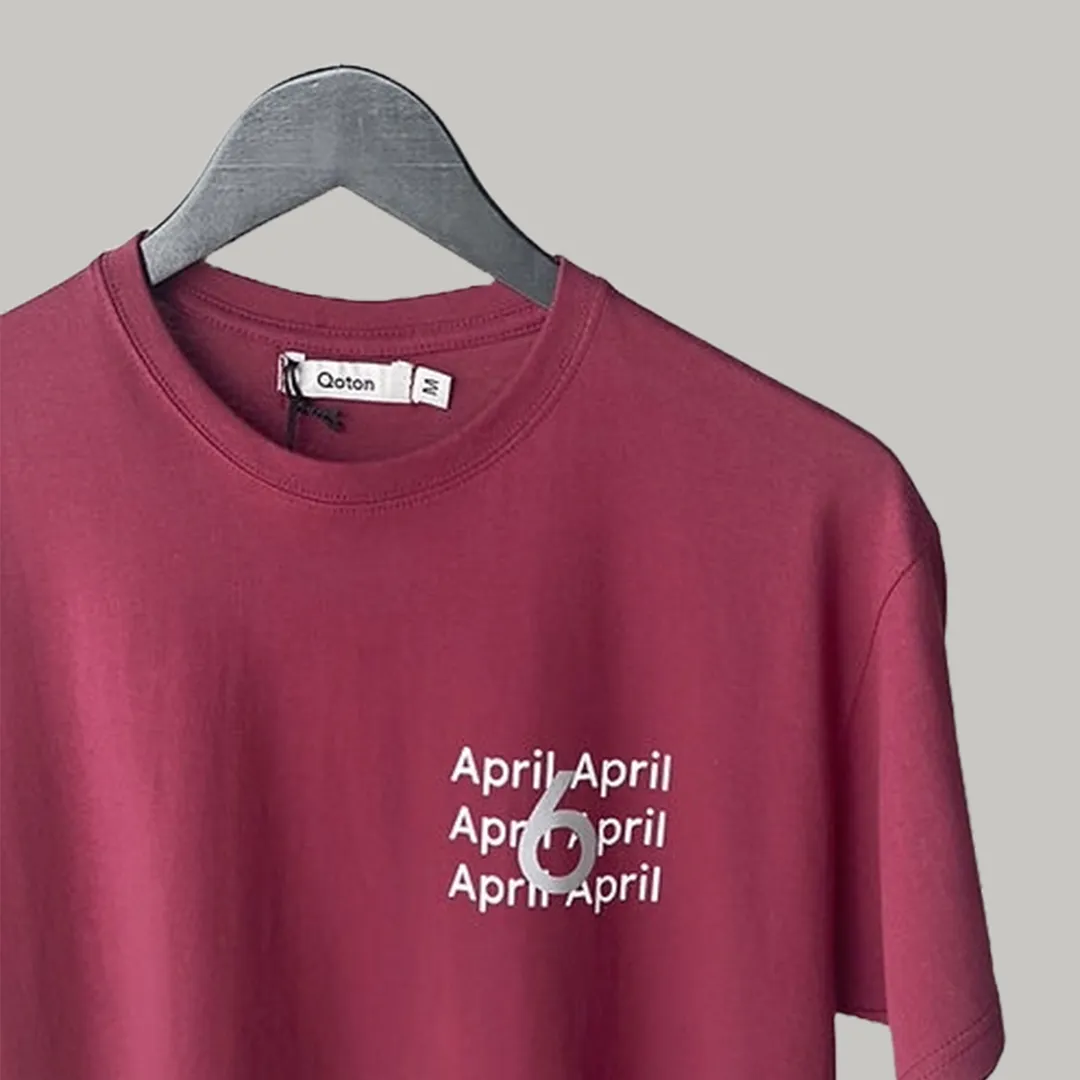 Date Reflective Printed T-Shirt Custom