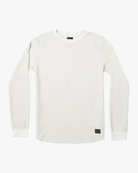 Day Shift Long Sleeve Thermal Shirt - Antique White