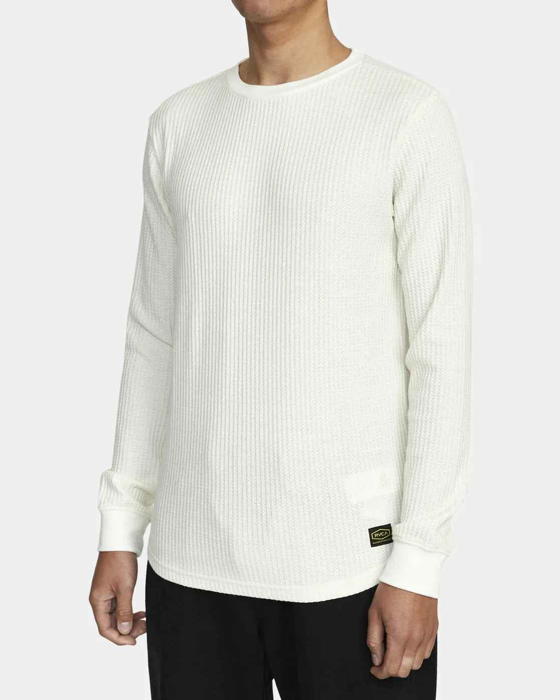Day Shift Long Sleeve Thermal Shirt - Antique White