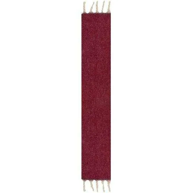 Dents Reversible Two-Tone Tassel Blanket Scarf - Claret Navy