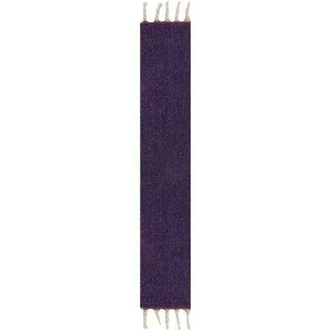 Dents Reversible Two-Tone Tassel Blanket Scarf - Claret Navy