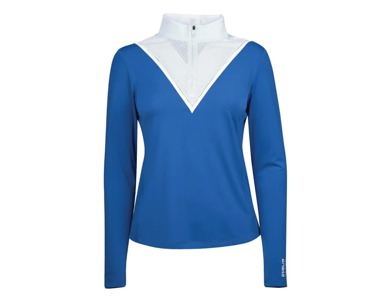 Dublin Black Sharon Long Sleeve Bib Panel 1/4 Zip Top